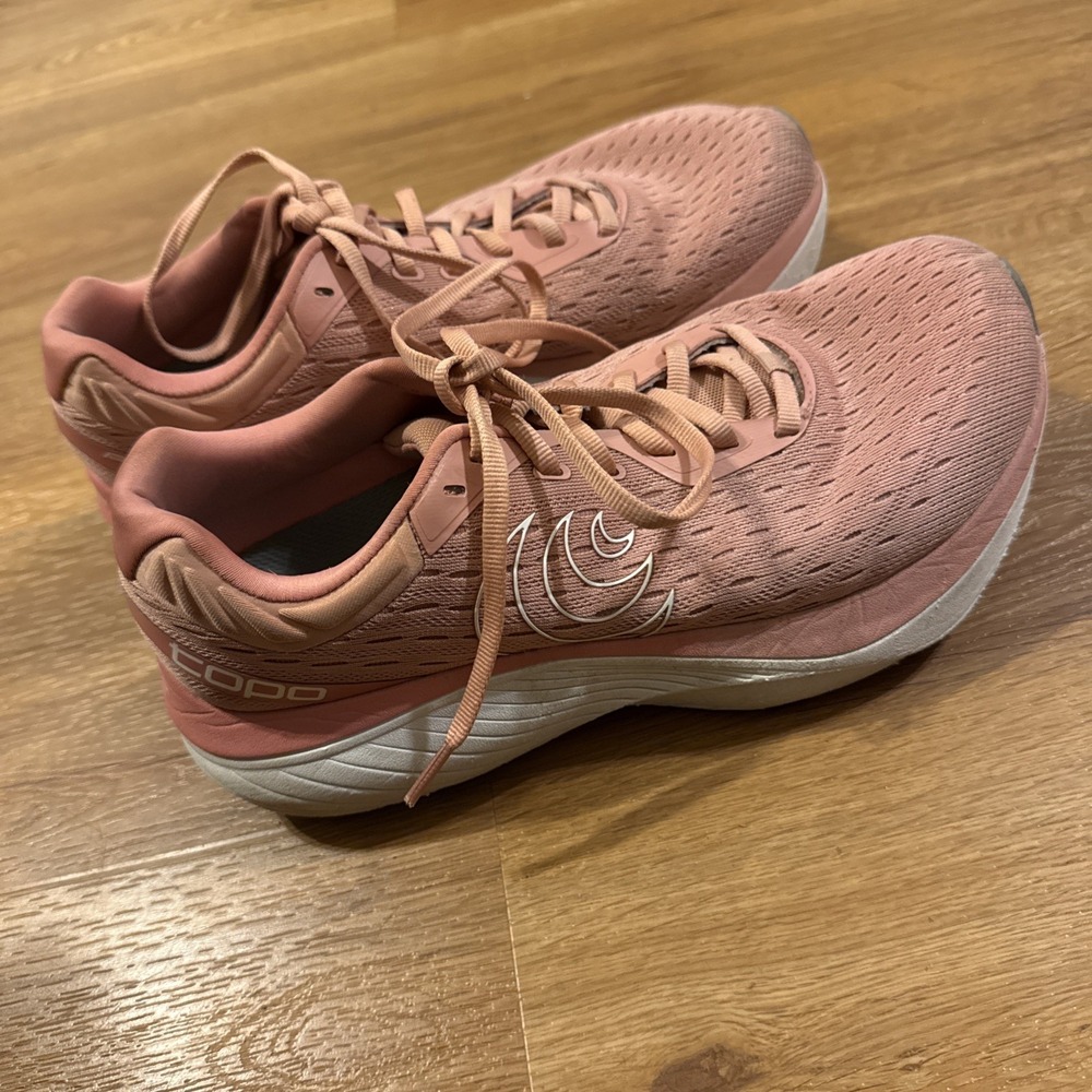 Topo Athletic Sneakers Women 8.5M Atmos Running Shoes Dusty Rose Road 5MM Drop - Picture 14 of 16